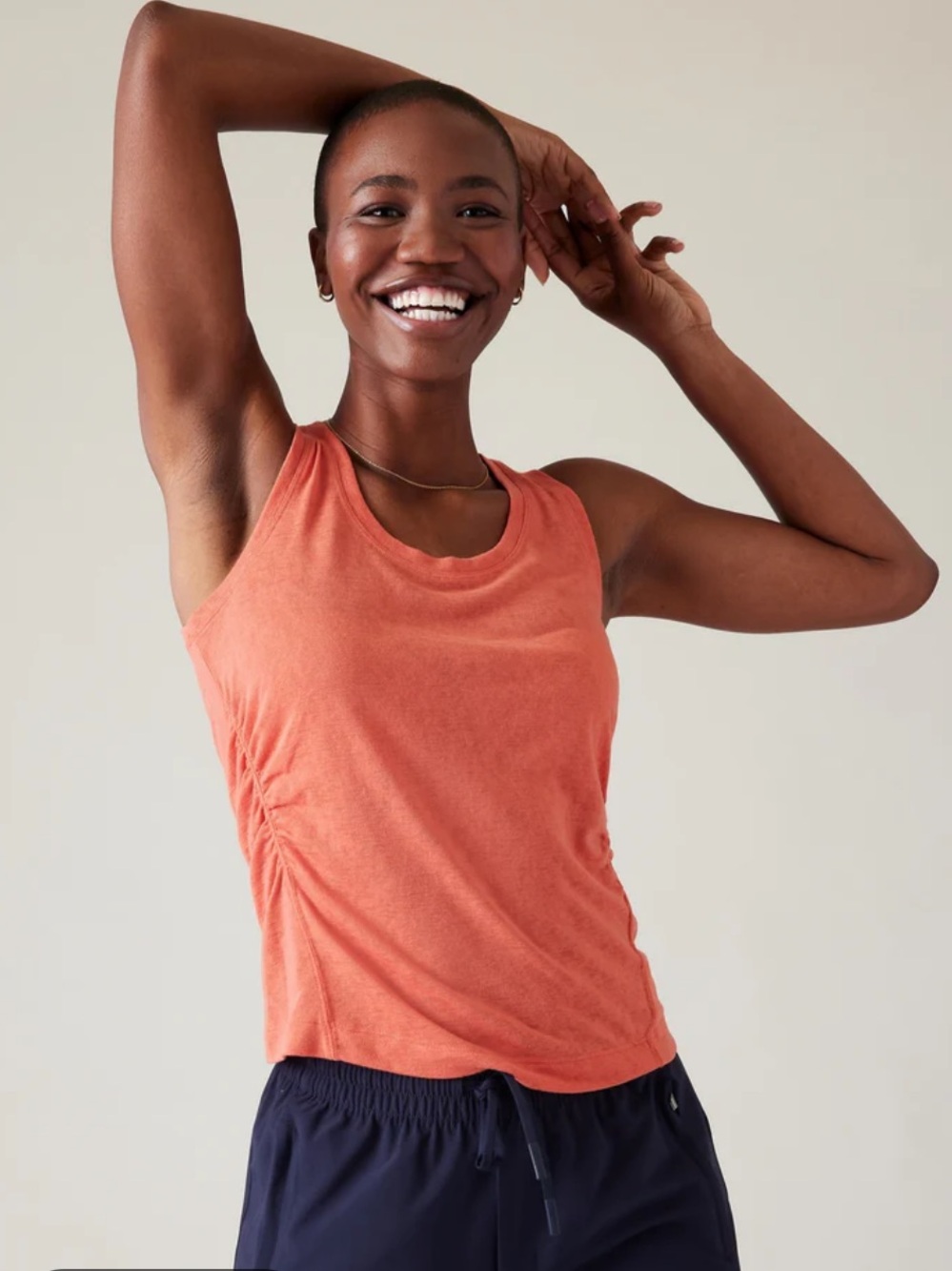 Athleta Breezy Ruched Tank